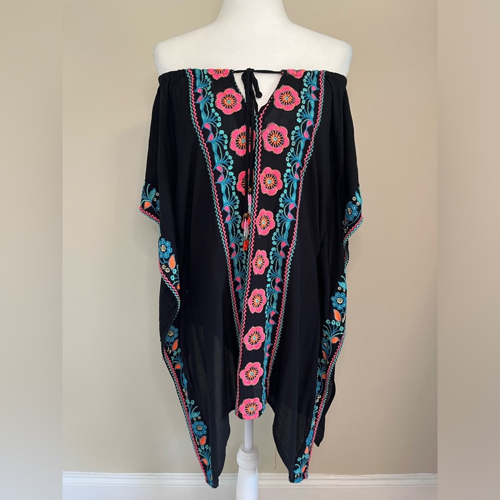 Off-the-Shoulder Beach Cover Up